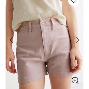 Madewell Emmet short size 27 in pale pink